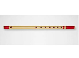 篠笛 四本調子 獅子田 竹渓 赤糸 両巻き　大塚竹管楽器　七つ穴　六つ穴