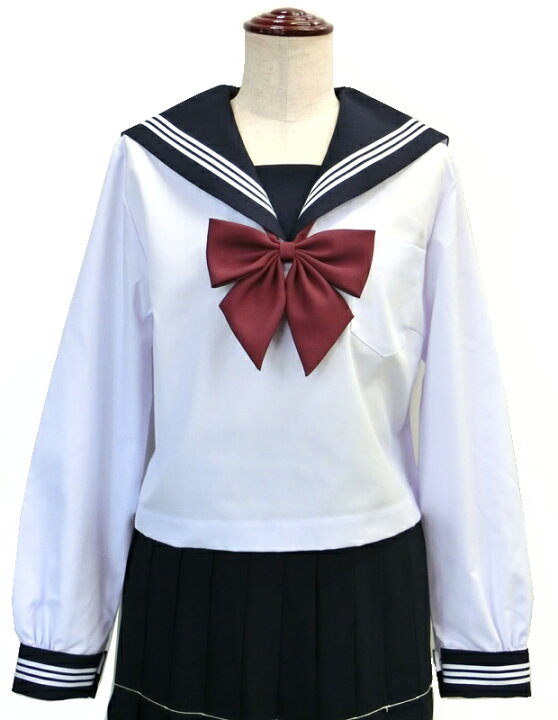 楽天市場】セーラー服 大きいサイズ 長袖 紺衿 KURI-ORIクリオリ 合服 