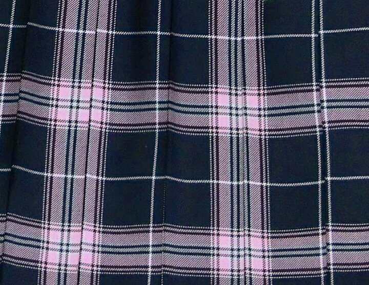 楽天市場】制服スカート【KR347】W75〜85 KURI-ORIクリオリ 紺ピンク 