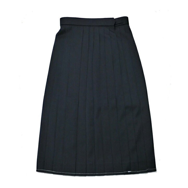 楽天市場】【OUTLET】制服 スカート 冬用 箱ひだ28本 黒 無地 W60-W75 