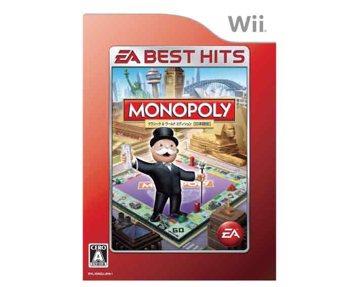 世界２億個売れているNo1ボードゲームがついにWiiに！！ 【新品】(税込価格) Wii ＭＯＮＯＰＯＬＹ クラシック＆ワールドエディション 【日本語版】 （モノポリー）  BEST HITS版