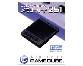 【新品】（税込価格）　GC ゲームキューブメモリーカード251 【日本国内版】　（任天堂純正品）/新品未使用品ですがパッケージに少し傷み汚れ等がある場合がございます