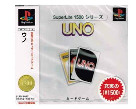【新品】(税込価格)PlayStationソフト ウノ(UNO) SuperLite1500シリーズ/新品ですが外装に少し傷み汚れ等がある場合がございます。