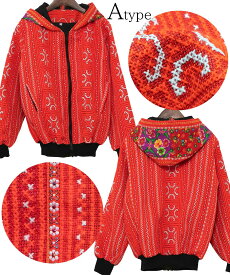 モン族 エスニック パーカー ジャケット アウター 冬 刺繍 レディース メンズ エスニックファッション アジアンファッション 大きいサイズ おしゃれ かわいい