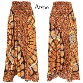エスニック スカート 2way レディース ワンピース ホルターネック 春 夏 アジアン ファッション かわいい おしゃれ 曼荼羅 インド