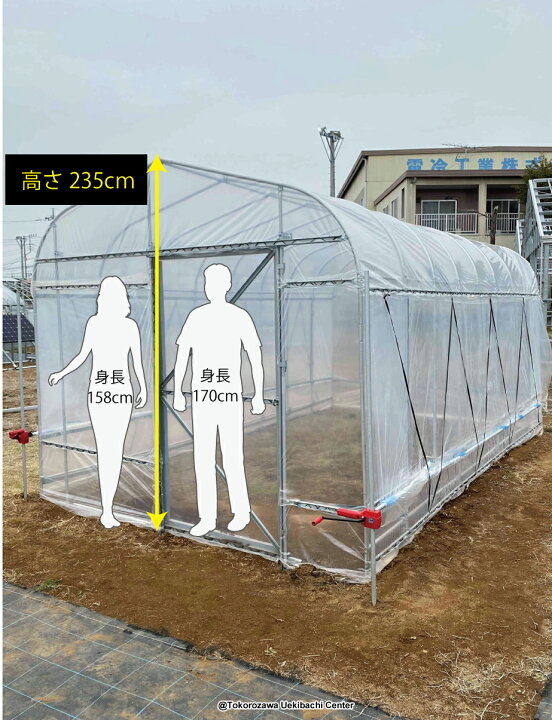 楽天市場】ヒロガーデン4 東都興業 ビニールハウス （スライドドア使用 