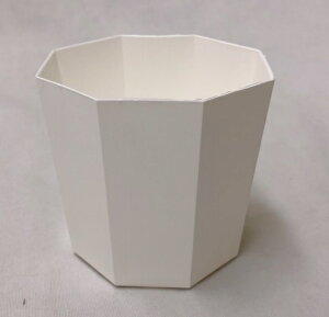 プラ鉢 2.5Y 白 100個セット 八角形 多肉 サボテン 山野草 植木鉢 プラスチック プランター