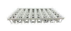 トレー　40穴　システムトレー75CS　白（ホワイト）　角穴　7.5cm用　プレステラ75対応