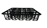 ハーフトレー　20穴　TO-40-20HT　プラスチックトレイ　黒（ブラック）　角穴　7.5cm用