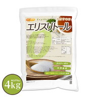天然甘味料 エリスリトール 4kg カロリーゼロ 遺伝子組換えでない とうもろこし使用 天然由来 希少糖 糖…