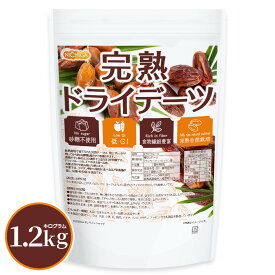 完熟 ドライ デーツ 種なし 1.2kg 砂糖不使用・低GI食品ドライフルーツ サイヤーデーツ NICHIGA(ニチガ) TK0