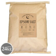 エプソムソルト EPSOM SALT ＜Clear Crystal Type＞ 24kg 【送料無料！(北海道・九州・沖縄を除く)・同梱…
