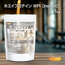 ホエイプロテインWPI-instant 1kg 【送料無料(沖縄を除く)】 牛成長ホルモン不使用 (人口甘味料・香料不使用) プレーン NICHIGA(ニチガ) TK0