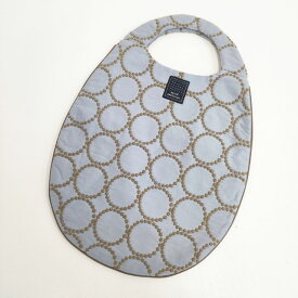 mina perhonen va9035 tambourine エッグバッグ 刺繍 トートバッグ ライトブルー レディース ミナペルホネン【中古】6-0503G