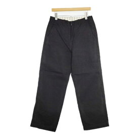nest Robe 01183-2012 コットンリネン チノパンツ ブラック レディース ネストローブ【中古】6-0621G