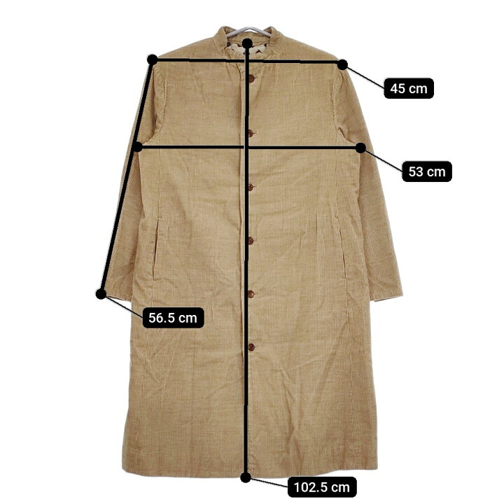 楽天市場】45R/45rpm コットンウールコーデュロイコート 定価99000円  