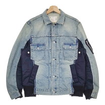 楽天市場】sacai ma-1（カラーブルー）の通販
