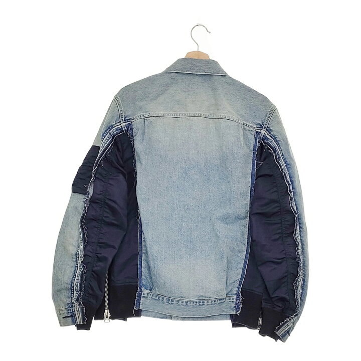楽天市場】Sacai Denim MA-1 Jacket サイズ1 再構築 ドッキング 