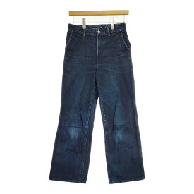 45R/45rpm おこめ納戸納戸デニムのシャルロットパンツ 定価24200円 デニムパンツ ネイビー レディース フォーティーファイブアールピーエム【中古】5-0712G