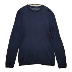 45R/45rpm コットン ニットソー 長袖Tシャツ カットソー ロンT ネイビー レディース フォーティーファイブアールピーエム【中古】5-0712M
