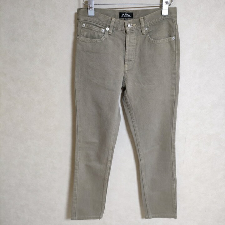 楽天市場】A.P.C. スキニージーンズ サイズ25 デニムパンツ カーキ  