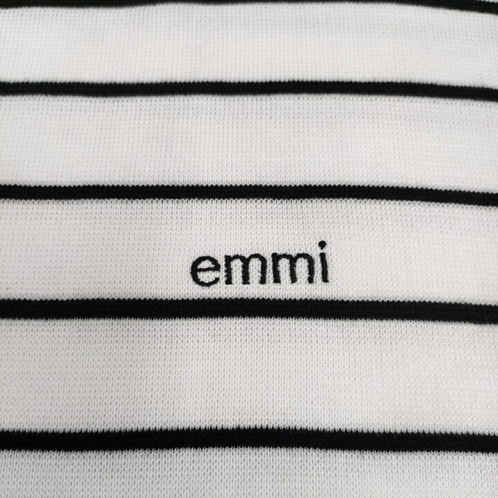楽天市場】emmi 10th emmiロゴミラノリブトップス 定価15400円  