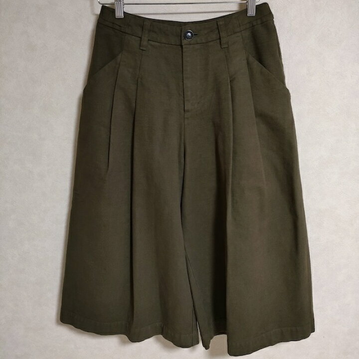 楽天市場】pas de calais ワイドタックパンツ サイドアジャスター付き 