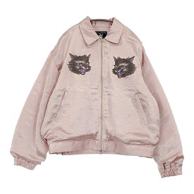 MILKBOY 未使用品 CAT スカジャン 定価54120円 20261103 スカジャン 26SS ピンク ユニセックス ミルクボーイ【中古】6-0407M
