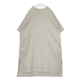 Toujours 半袖 コットンポリエステル ワンピース ベージュ レディース トゥジュー【中古】5-1225M