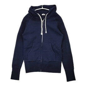 DRESSTERIOR 裏毛 D刺繍 スウェット コットン パーカー ネイビー レディース ドレステリア【中古】5-1225T