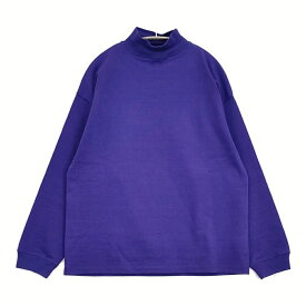 veritecoeur ハイネックテンジクカットソー サイズ1 定価24200円 VCC-454U 長袖Tシャツ ロンT パープル ユニセックス ヴェリテクール【中古】6-0505M
