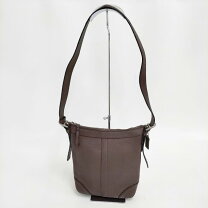 楽天市場】coach無地 ショルダーバッグ ブラウンの通販