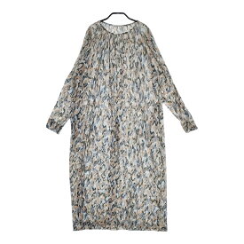 mina perhonen light dance カットソードレス aba8830 定価55000円 ワンピース 23AW グレー グリーン レディース ミナペルホネン【中古】5-0310M