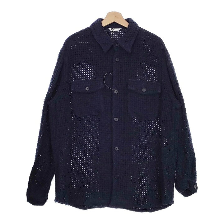 楽天市場】AURALEE 新品 HOMESPUN SUMMER TWEED MESH SHIRT A24SS01HM 