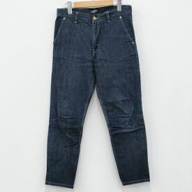 IENA SLOBE LE DENIM テーパードデニムパンツ コットン サイズ38 デニムパンツ ネイビー レディース イエナ スローブ【中古】3-0210G◎