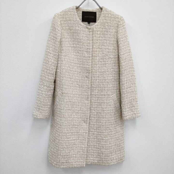 楽天市場】Jewel Changes ツイードノーカラーコート サイズ36 コート  