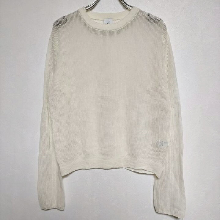 楽天市場】ROKU 6 BEAUTY&YOUTH SUKE STRIPE CREW NECK PULLOVER 定価 