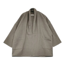 evam eva ショートローブ short robe 定価31900円 E253T186 サイズM ウールカシミヤ コート 25AW グレー レディース エヴァムエヴァ【中古】5-1203T