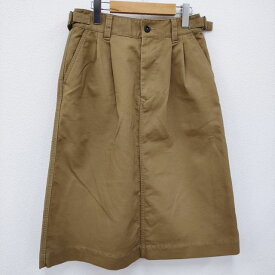 MHL. 22SS JAPANESE DENSE COTTON SKIRT 595-2232504 サイズ2 スカート べージュ レディース エムエイチエル【中古】3-0709M☆