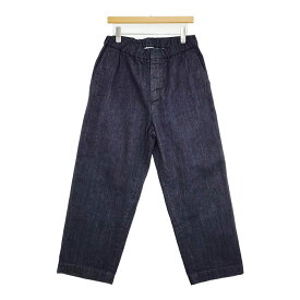 Toujours Easy Field Trousers イージーフィールドトラウザーズ サイズ3 デニムパンツ ネイビー レディース トゥジュー【中古】6-0418G