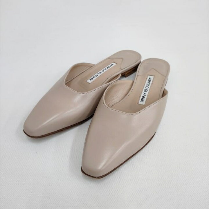 楽天市場】MANOLO BLAHNIK RonHerman別注 TAZA ミュール サイズ34 1/2 