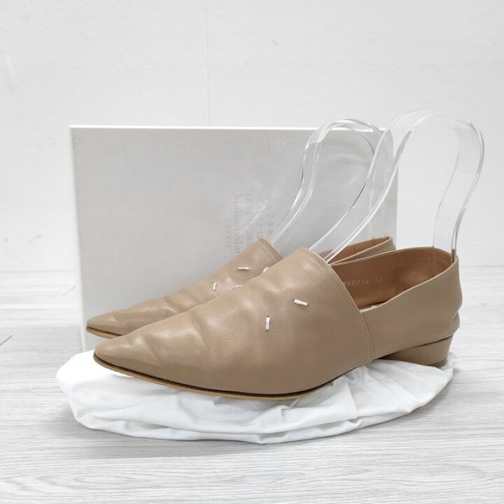 楽天市場】MAISON MARGIELA POINTED TOE LEATHER SHOES 4ステッチ 