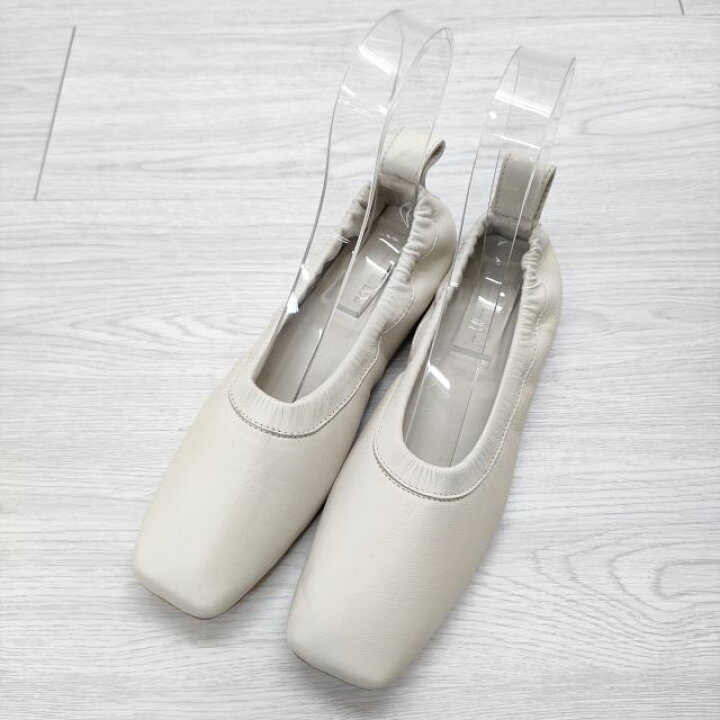 楽天市場】MANITA マニータ 新品 ギャザーバレエシューズ レザー 