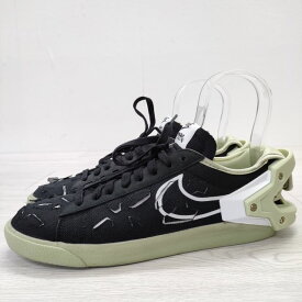 NIKE/ACRONYM ブレザー BLAZER LOW ブレーザー ロー D09373-001 サイズ26.5cm スニーカー ブラック ライトグリーン メンズ ナイキ/アクロニウム【中古】3-0912G