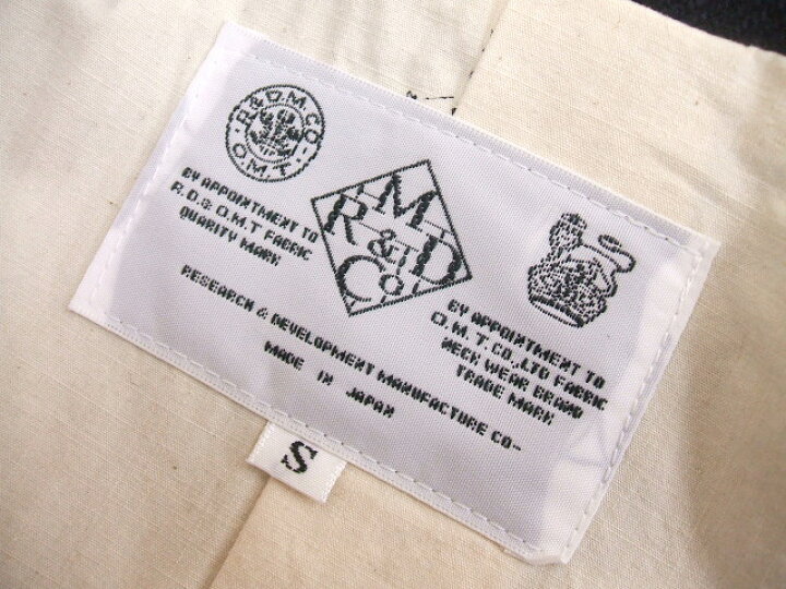 楽天市場】R&D.M.Co- ウールリネンストライプジャケット サイズS  