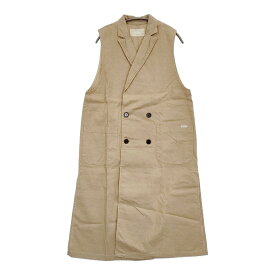 nest Robe ノースリーブトレンチベスト UpcycleLino リネンコットン ベスト 23SS ベージュ レディース ネストローブ【中古】5-0908S