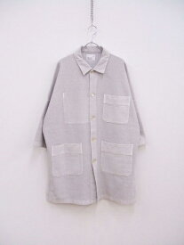 scair HALF SLEEVE COVER ALL JACKET 定価30800円 サイズ2 カバーオール アイボリー メンズ スケアー【中古】2-0522M