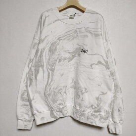 saby 新品 wabi sabi crew neck sweat 定価19600円 サイズL トレーナー スウェット ホワイト メンズ サバイ【中古】3-1126T∞