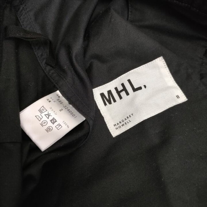 楽天市場】MHL. 595-3240501 SOFT DENSE COTTON サイズ2 ワイド パンツ  
