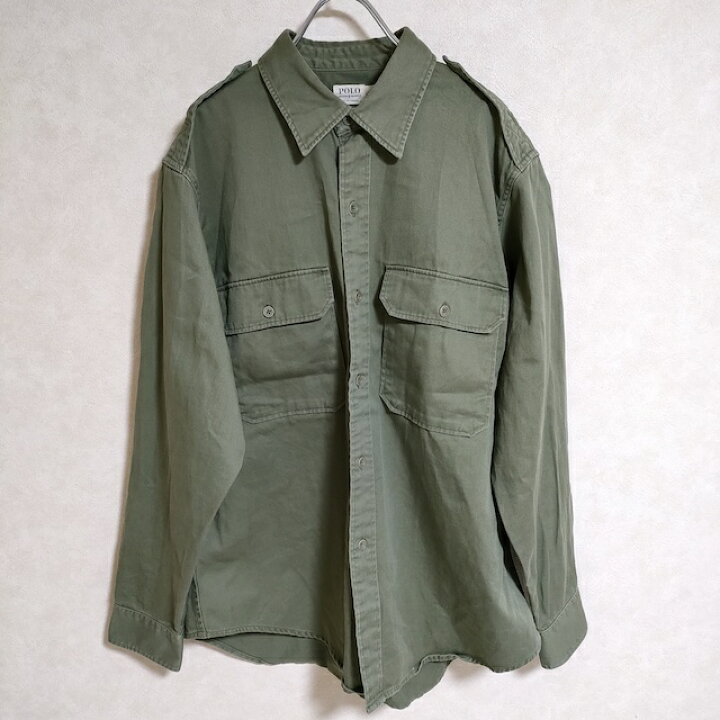 楽天市場】RALPH LAUREN サイズXL チノ エポレット コットン 長袖 